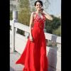 Robe de soirée en mousseline de soie - Modèle ED327