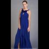 Robe de soirée en mousseline de soie - Modèle ED328