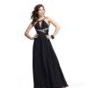 Robe de soirée en mousseline de soie - Modèle ED451