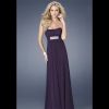 Robe de soirée en mousseline de soie - Modèle ED677