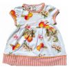 Robe manches courtes Mandarine pour fille de 2 à 5 ans (Lot 50 p