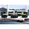 Salon de jardin en rotin tressé - Ref PF3059