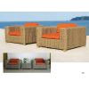 Salon de jardin en rotin tressé - Ref PF4036