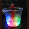 Seau à glace translucide lumineux à leds (Lot de 48 pièces)