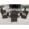 Salon de jardin en rotin tressé - Ref PF4010