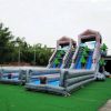 Double Toboggans gonflable modèle - Alpin - 20 x 8 m