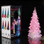 Sapin de Noël lumineux 13 x 6 cm (lot 100 pcs)