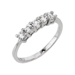 bague femme argent zirconium 8100045
