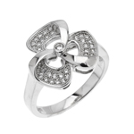bague femme argent zirconium 8100048