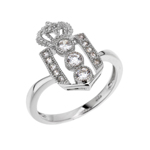 bague femme argent zirconium 8100052