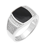 Bague en argent pour homme Ref 8100225 (Lot 50 pcs)