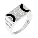 Bague en argent pour homme Ref 8100272 (Lot 50 pcs)