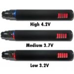 Batterie 3 niveaux pour e-cigarettes eGo (lot 100 pcs)