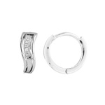 boucle oreille femme argent zirconium 8800026