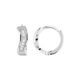 boucle oreille femme argent zirconium 8800027