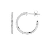 boucle oreille femme argent zirconium 8800037