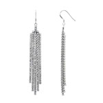 boucle oreille femme argent zirconium 9300086