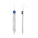 boucle oreille femme argent zirconium 9300132