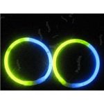 Bracelet lumineux fluo - bicolore (Lot 1000 pièces)