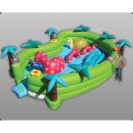 Structure gonflable - Lac dinosaure - 7.5 x 5.1 x 1.8 m