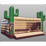 Château gonflable grand modèle - Western - 6 x 6 x 4 m