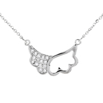 collier femme argent zirconium 8500005