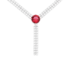 collier femme argent zirconium 8500019
