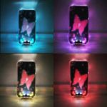 Coque lumineuse pour Iphone 4 et 4S - Papillon (Lot 10 pcs)