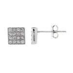 dormeuse femme argent zirconium 8700014