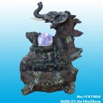 Fontaine d'intérieur éléphant avec éclairage led