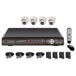 Kit vidéo surveillance DVR + 4 caméras antivandalisme KITVID2