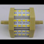 lampe led format halogene 7W 78mm