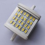 lampe led format halogene 8W 78mm
