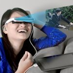 Lunettes vidéo pour Iphone Ipad et Itouch - ecran virtuel 2.13 m