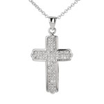 pendentif femme argent zirconium 8300031