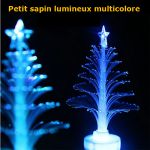 Petit sapin de Noël lumineux à led multicolore (Lot 96 pcs)