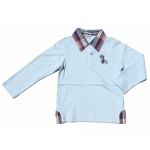 Polo col droit manches longues garçons de 2 à 5 ans (Lot 50 pc)