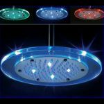 Pommeau de douche lumineux 8 leds - POMDCH0042 (Lot 5 pcs)