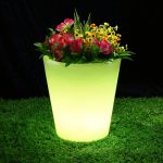 Pot de fleurs lumineux 40 x 38 cm (Lot de 10 pièces)
