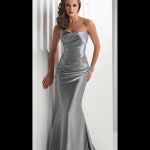 Robe de soirée en satin Spandex - Modèle ED649