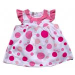robes pois roses filles TT4029