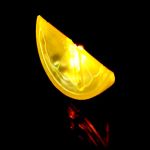 rondelle citron lumineuse led