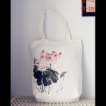 Sac à main style chinois en toile - Ref SACCN02
