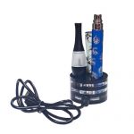Support chargeur noir en aluminium 3 cigarettes eGo (lot 10 pcs)