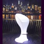 Tabouret lumineux de bar 58 x 112 cm - TABDJP58112 (Lot 10 pcs)