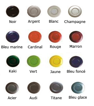 16 couleurs de capteurs pour radar de stationnement