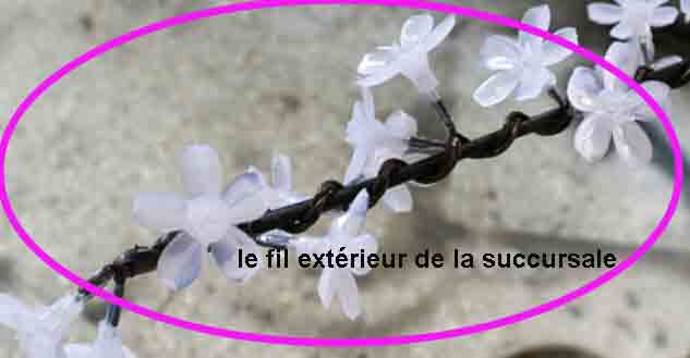 24V Violet Arbre  led 80 cm 240 leds