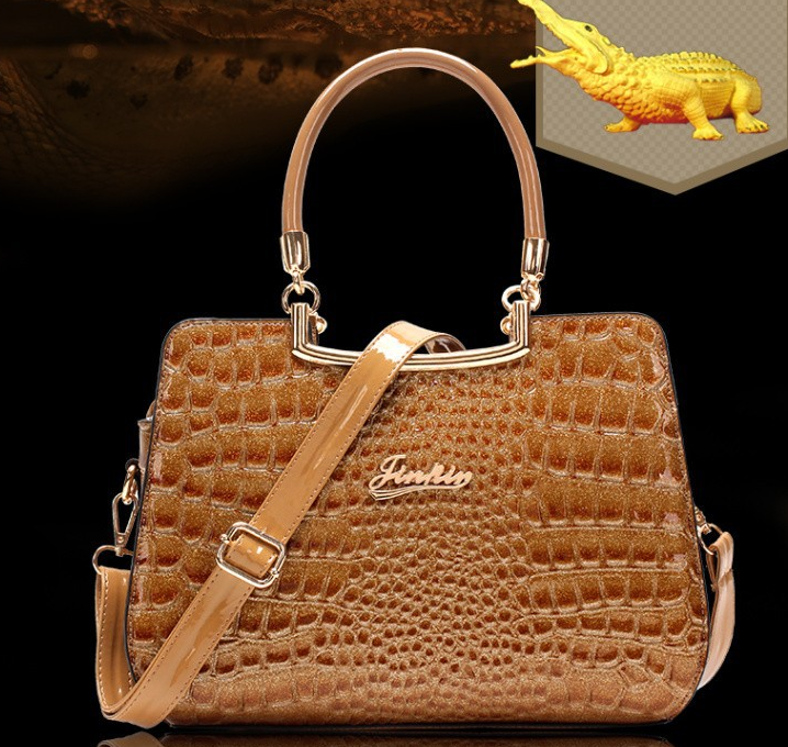 Sac a main imitation cuir crocodile J 213 7