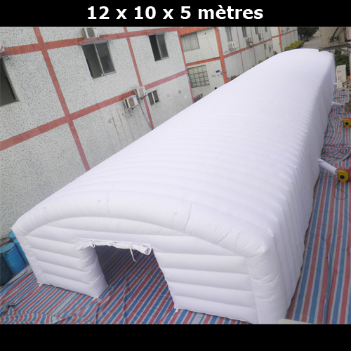 abri gonflable 12x10x5 metres