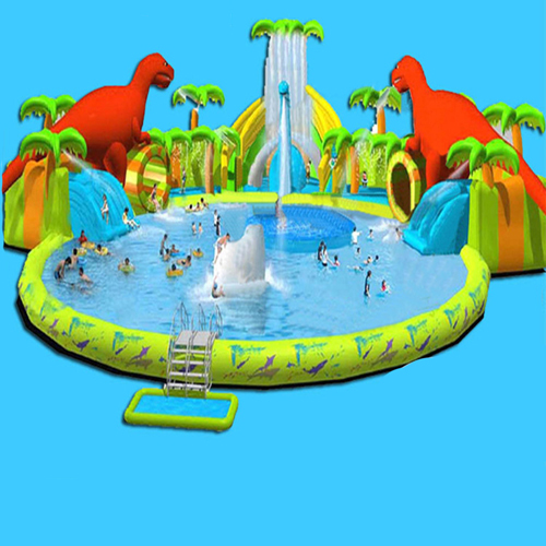 aire de jeu aquatique gonflable dinosaures STRGNFJ549 pic4